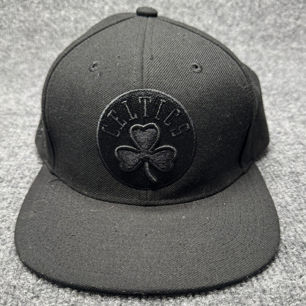 Boston Celtics Mitchell & Ness Snapback Hat Mens OS Black‎ NBA Basketball Cap